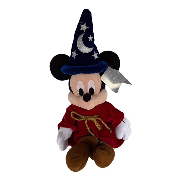 Disney Store Fantasia Sorcerer Mickey Mouse Plush - Picture 4 of 4